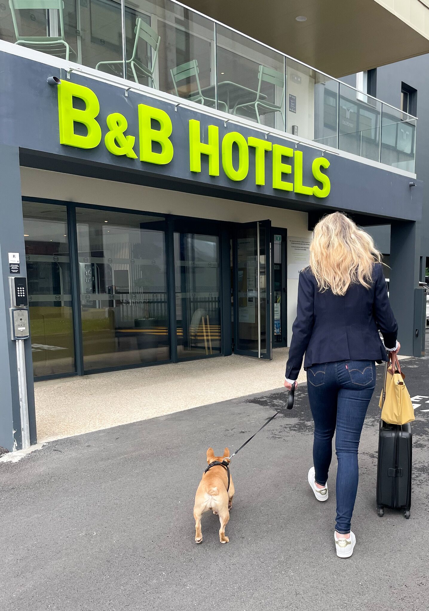 Fassade der Unterkunft