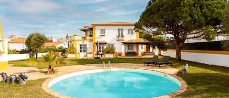 Una piscina riscaldata