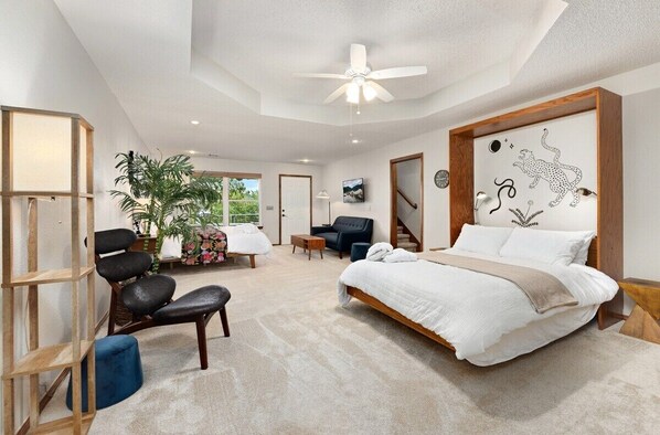 5 habitaciones, tabla de planchar con plancha, wifi y ropa de cama 