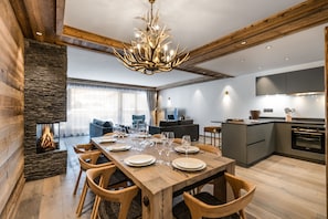 Apartment | Living area | 66-cm flat-screen TV with digital channels, TV -  Alaska Lodge by Alpine resorts (Val-d'Isere)