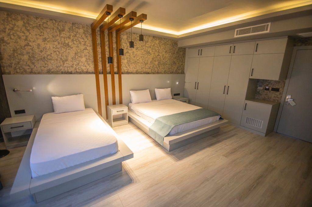 In-room safe, desk, laptop workspace, blackout curtains