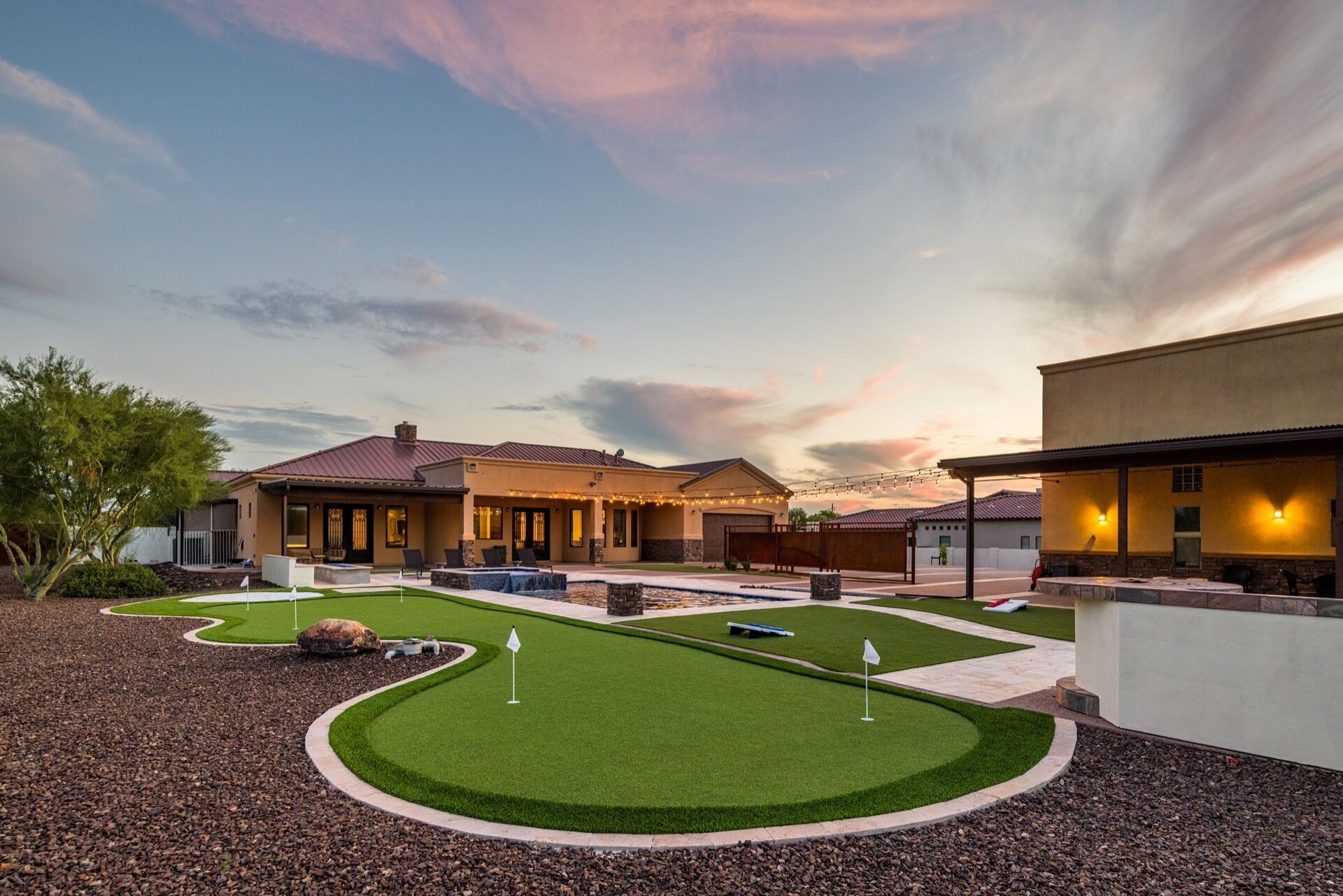 Contemporary North Scottsdale Gem - Putting green, game room and more!