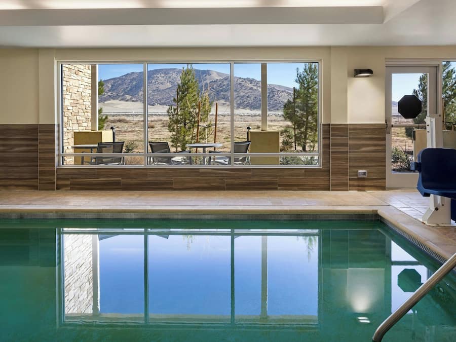 Indoor pool, outdoor pool