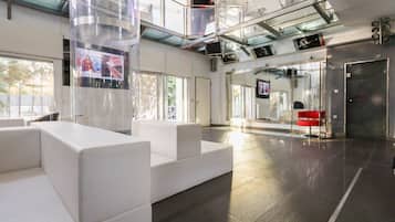 Luxury Villa | Living area | 60-inch LED TV with digital channels