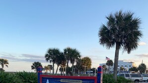 A sign for Main Beach, City of Fernandina Beach, Parks and Recreation Department.