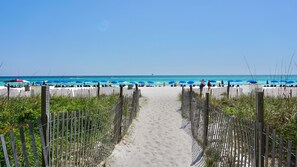 On the beach