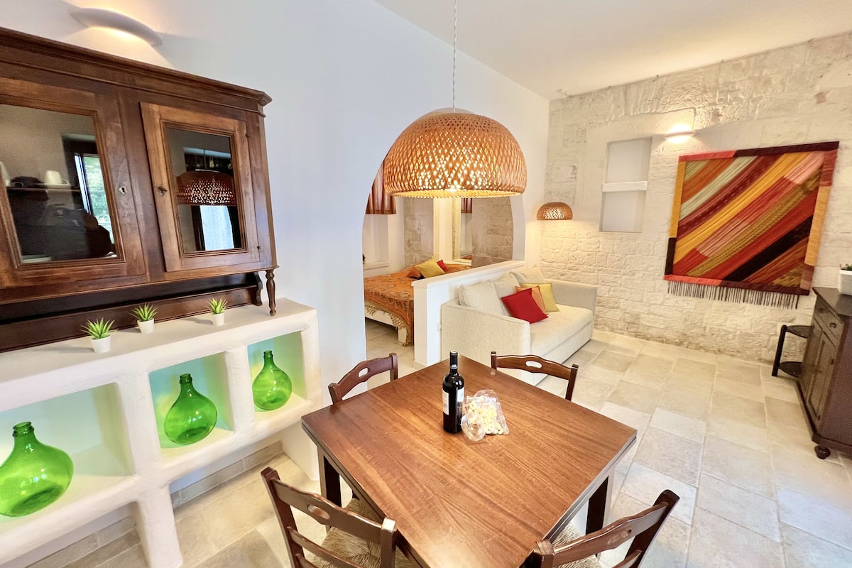 Chambre quadruple luxueuse | Aire de séjour