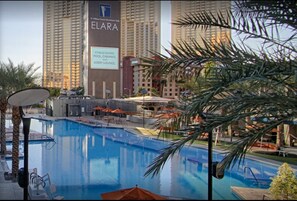 Indoor pool, outdoor pool