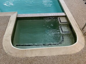 Indoor pool, a heated pool
