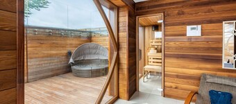 Estupenda casa de vacaciones privada con WIFI, jacuzzi, A/C, TV, patio, vista panorámica