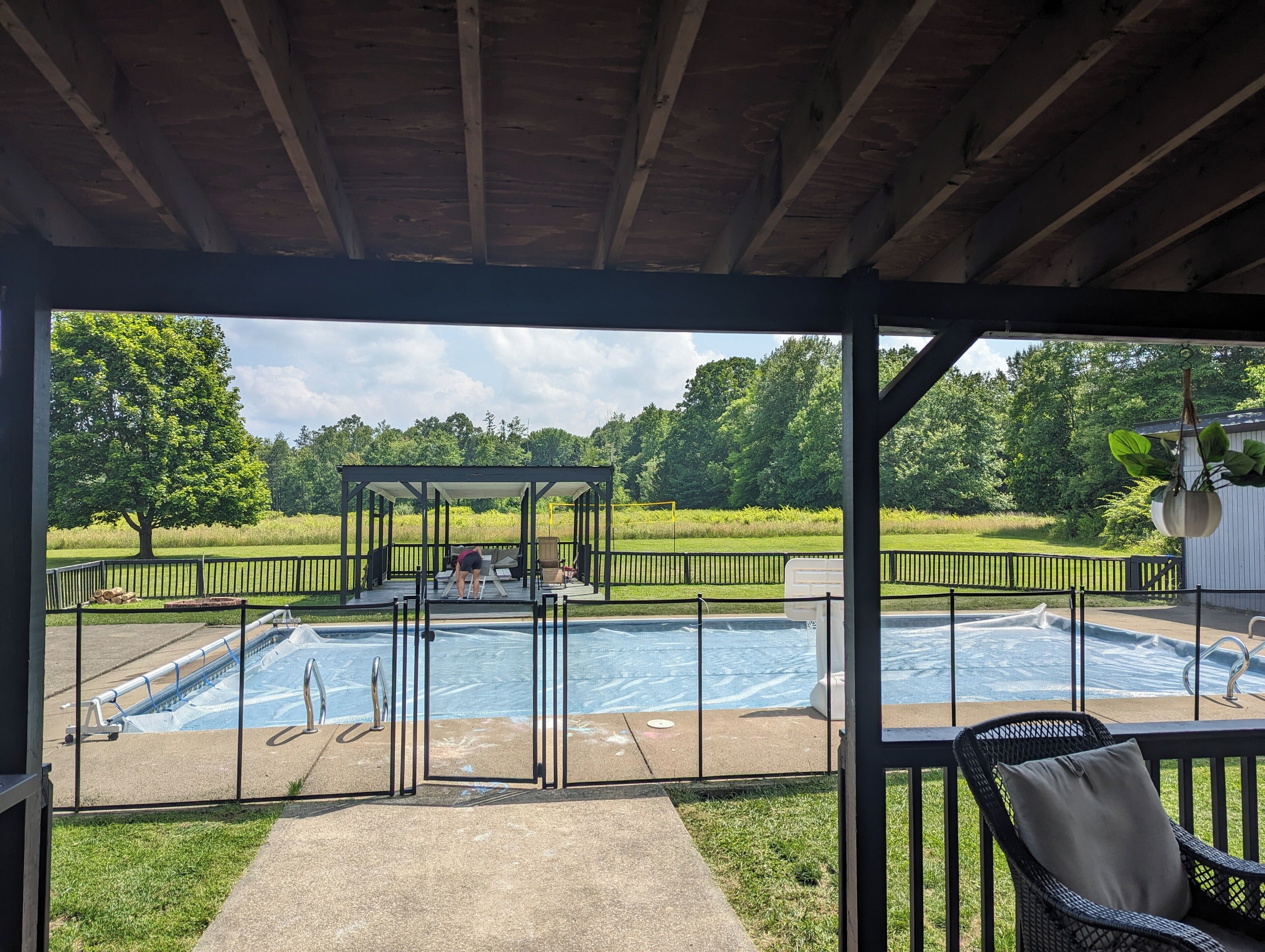 屋外プール、温水プール