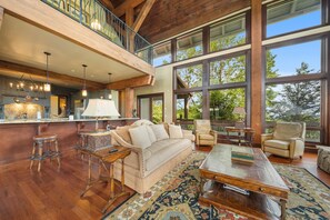 TV, fireplace, offices