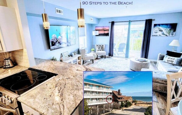 Interior - Oceanside Haven -Steps to Sand + Indoor Pool + Game Rm - Perfect Beach Getaway (Ocean City)