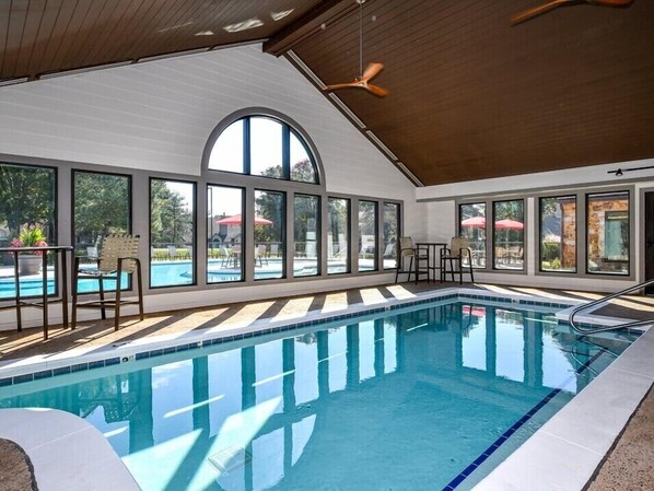 Indoor pool, outdoor pool