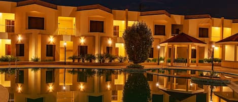 Front of property - evening/night