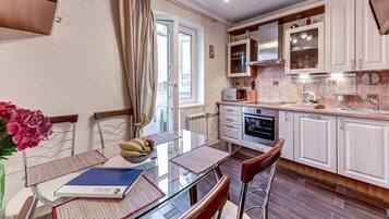 Appartement | 1 chambre, fer et planche à repasser, Wi-Fi gratuit, draps fournis