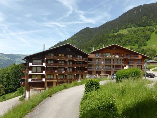 Skifahren in Arêches-Beaufort: Komfortables 4-6 Personen Apartment im Dorfzentrum, 2 Zimmer
