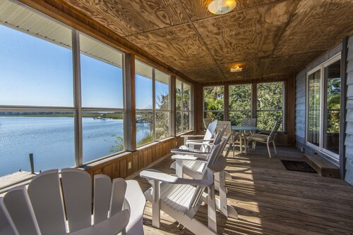 Gone Fishin' - Angler's Paradise; Expansive Creek Views; Private Deep Water Dock; Drive to Beach