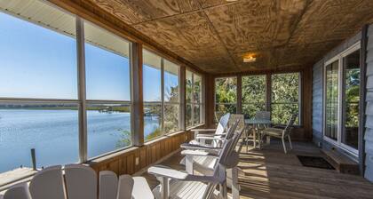 Gone Fishin' - Angler's Paradise; Expansive Creek Views; Private Deep Water Dock; Drive to Beach