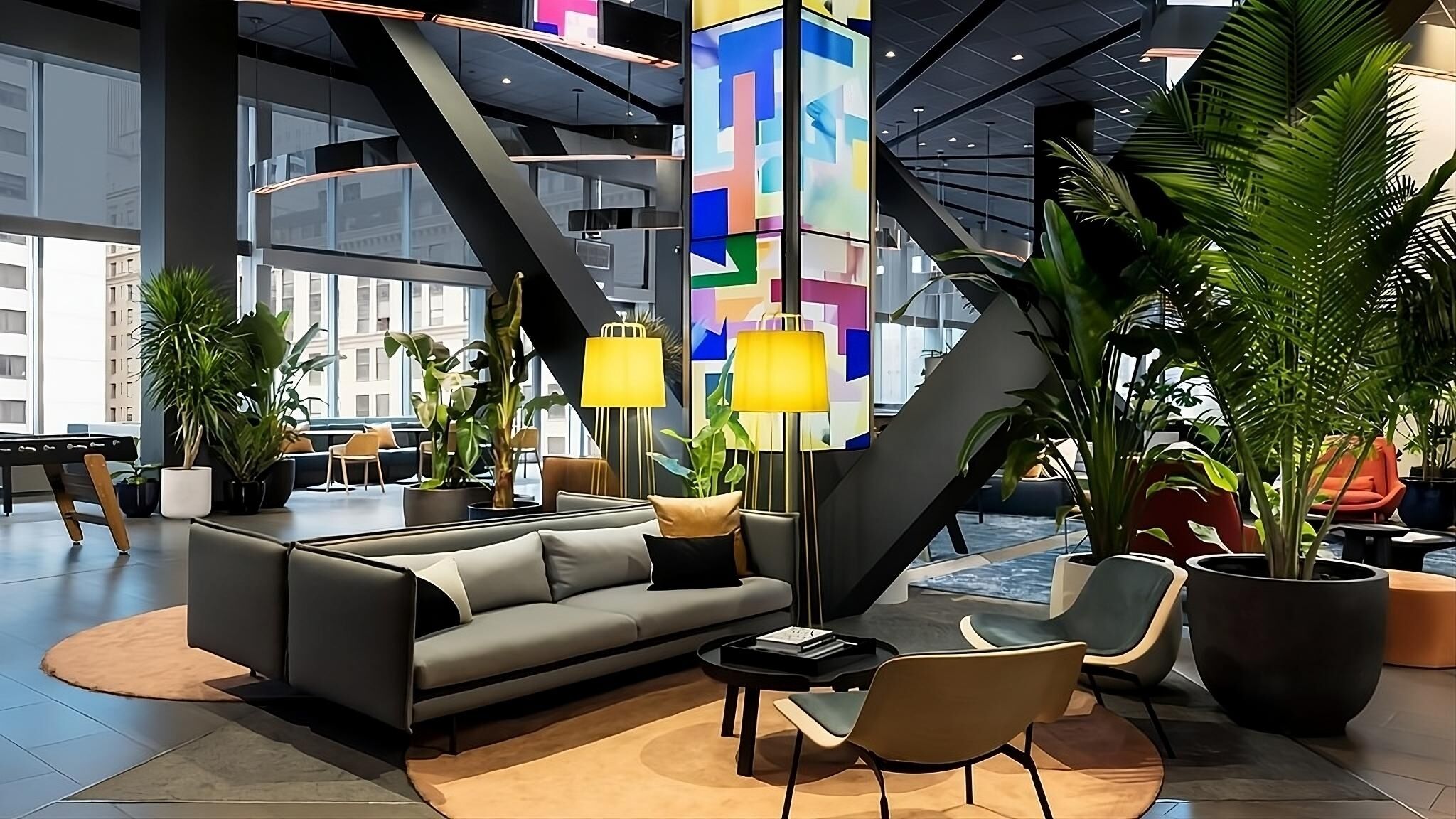 Enjoy Striking NYC Views at the Rooftop! 2 Modern Units, Pet-friendly, Bar!