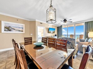 Dining - Azure 416--Free Beach Service!!-- 3 Bed/ 3 Bath Condo On the Beach!! (Fort Walton Beach)