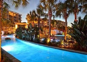 A heated pool - Osprey 406-The Osprey's Nest--Great views from both front and rear balcony (Fort Walton Beach)