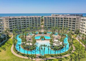 A heated pool - SANDPIPER 308-BAYSIDE CONDO @ DESTIN WEST SLEEPS 7 (Fort Walton Beach)