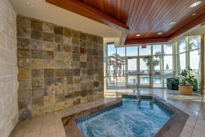 Indoor pool, a heated pool