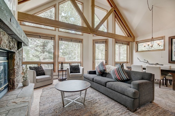 Townhome, 4 Bedrooms | Living area | TV, fireplace, DVD player, stereo