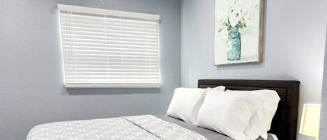 1 bedroom, iron/ironing board, travel cot, free WiFi