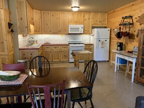 Open kitchen for entertaining 