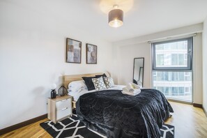 Apartamento standard | 1 quarto, roupas de cama antialérgicas, Wi-Fi de cortesia, roupa de cama
