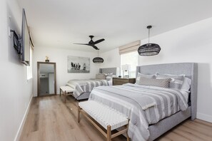 2 bedrooms, desk, iron/ironing board, free WiFi