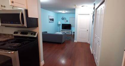 Private entrance and close by trails and park