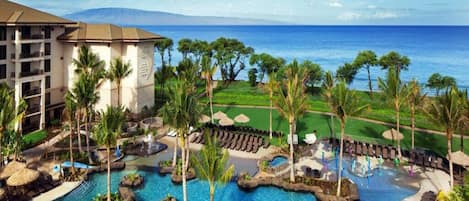 Piscine extérieure, piscine chauffée