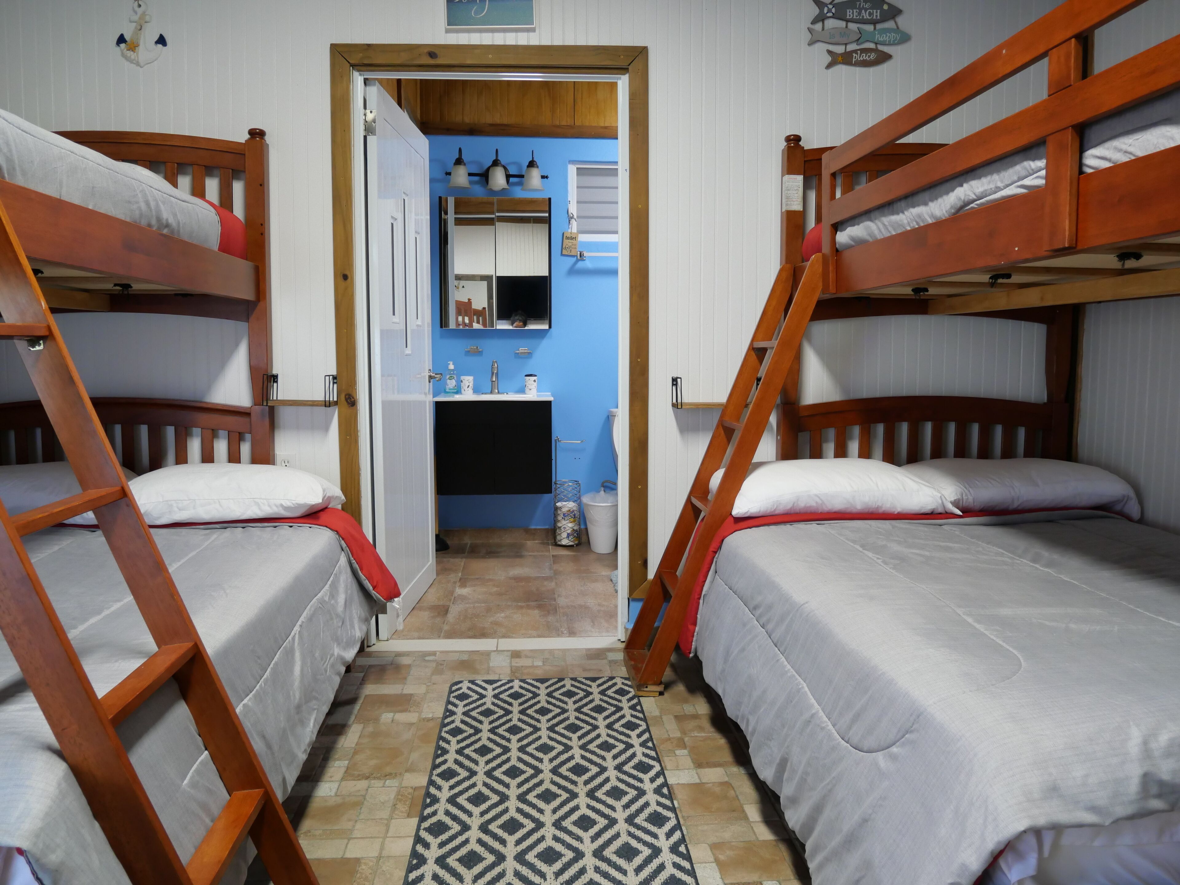 Bedroom #2 with 2 Bunk Beds (sleeps a total of 6 people)