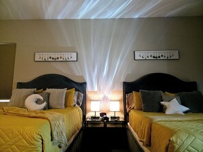 1 chambre, accès au Wi-Fi (inclus), literie fournie