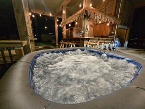 Idromassaggio all'aperto