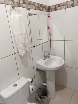 Shower, toilet paper