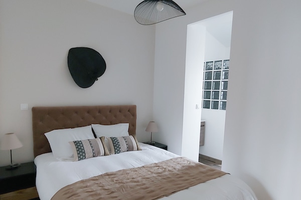 1 makuuhuone, äänieristys, ilmainen Wi-Fi, vuodevaatteet