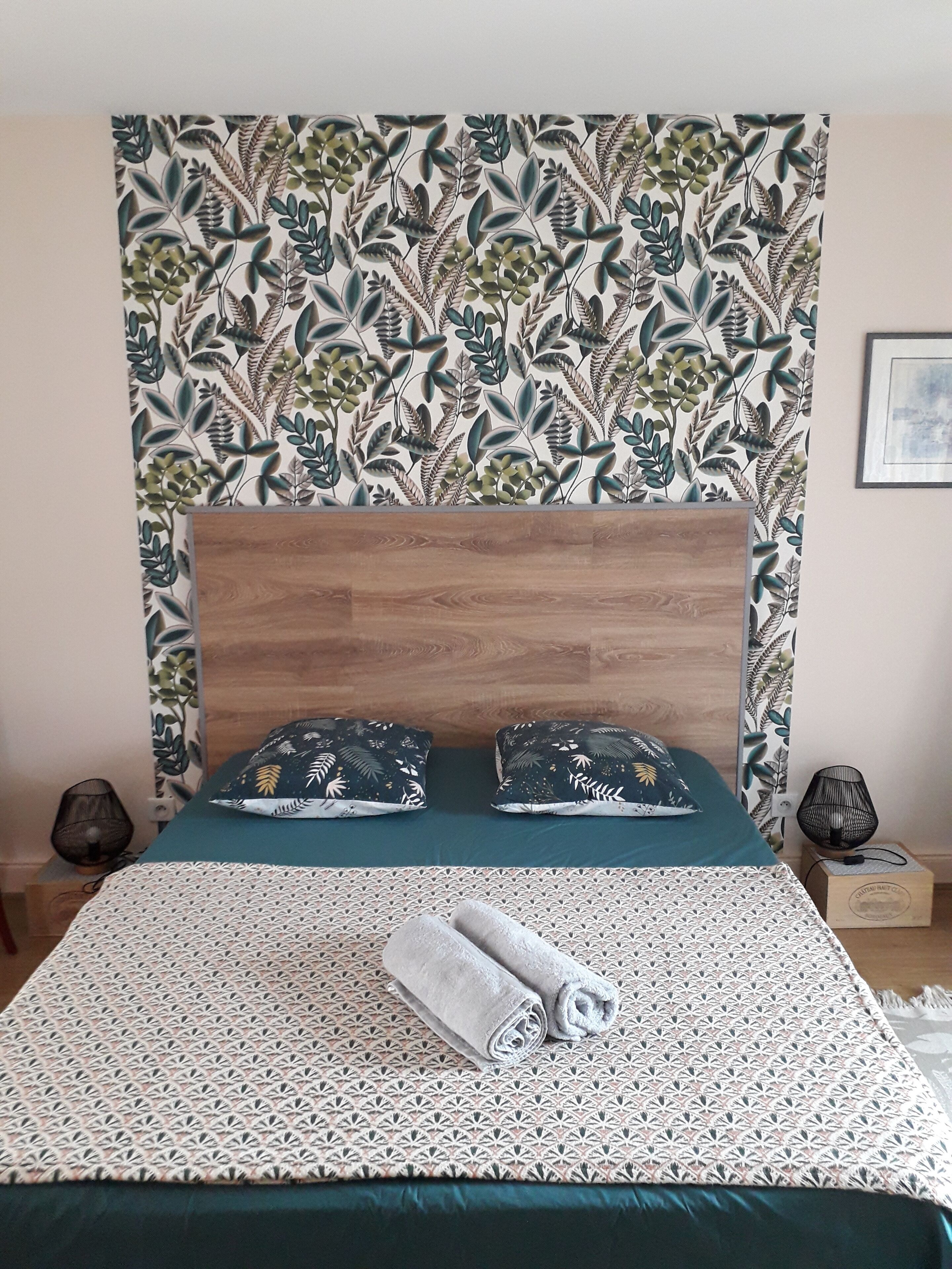 4 chambres, lit parapluie