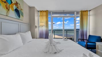 Comfort-Apartment, 2 Schlafzimmer, Meerblick, Meerseite | Wohnbereich