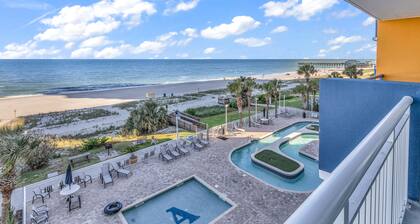 Hosteeva | 2-BR Oceanfront Views w Pool | Atlantica Towers Condo
