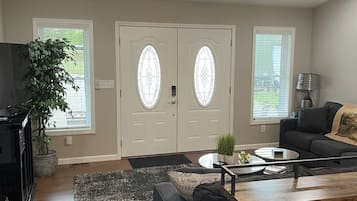 Télévision, cheminée