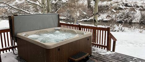 Idromassaggio all'aperto