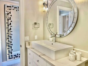 Shower, hair dryer