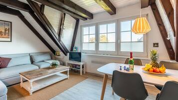 Televisión, reproductor de DVD y estéreo