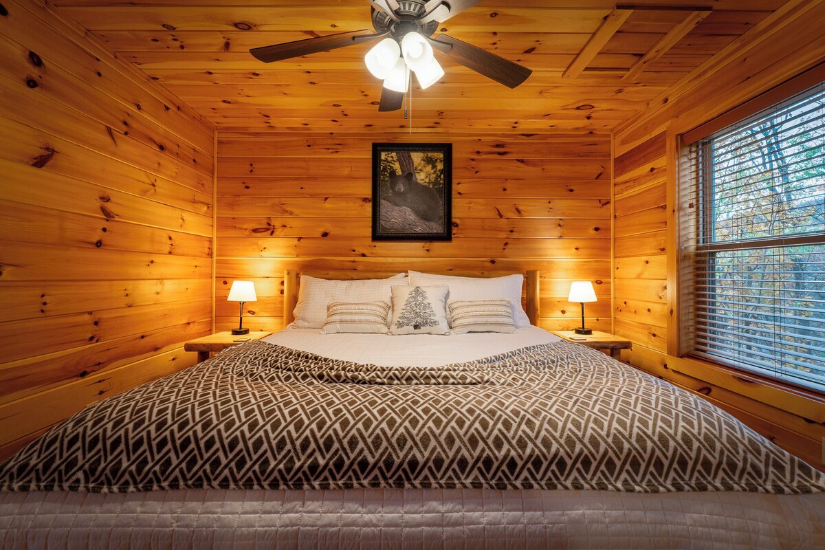 Photo 93 of Scenic Smoky Cabin: Epic Views, Hot Tub, Theater, Games & Dog Friendly