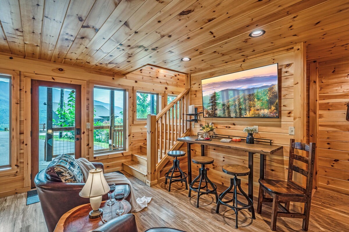 Photo 79 of Scenic Smoky Cabin: Epic Views, Hot Tub, Theater, Games & Dog Friendly