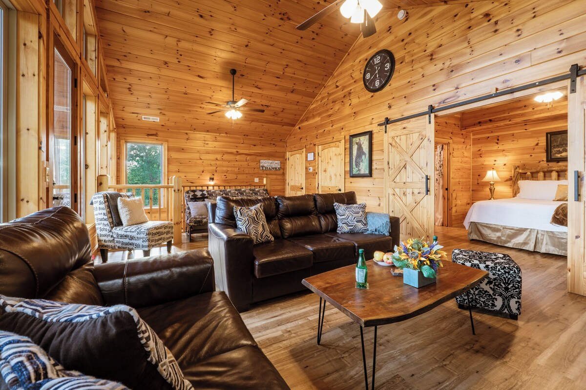 Photo 98 of Scenic Smoky Cabin: Epic Views, Hot Tub, Theater, Games & Dog Friendly